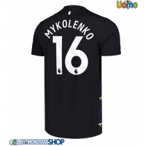 Maglie da calcio Everton Vitaliy Mykolenko #16 Terza Maglia 2025-26 Manica Corta